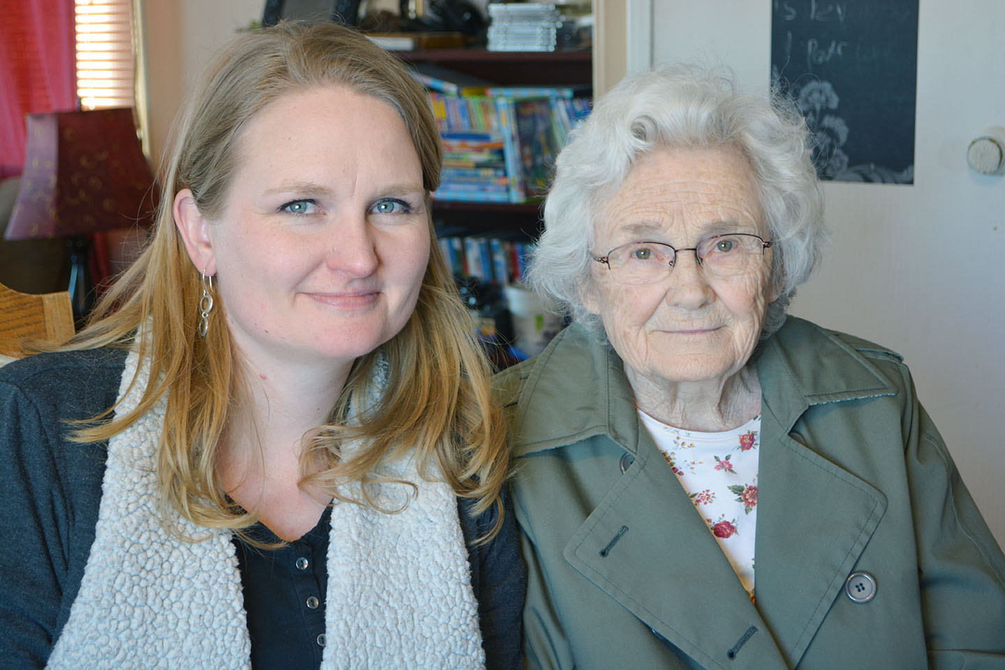 Talena and Grandma Ivis, March 2016
