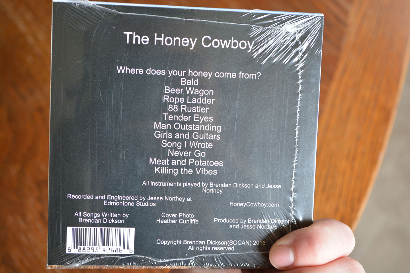 Track list for "Where Does Your Honey Come From?" by The Honey Cowboy .
