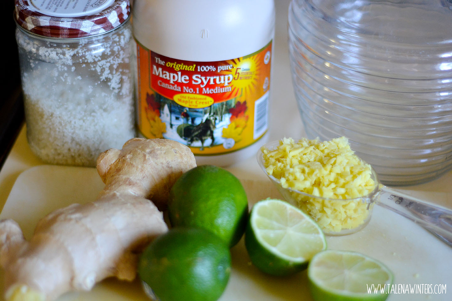Old-fashioned Ginger Ale is made with only a few simple ingredients.