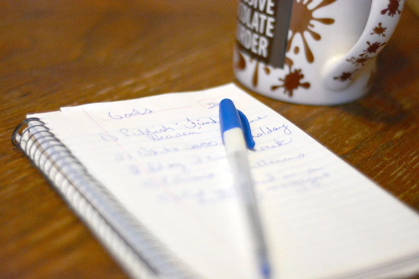 Lists can be for broad goals, but your daily to-dos need to be for specific steps.