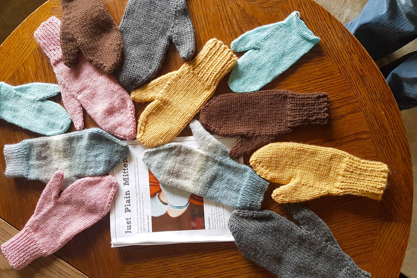 Just Plain Mittens sunburst