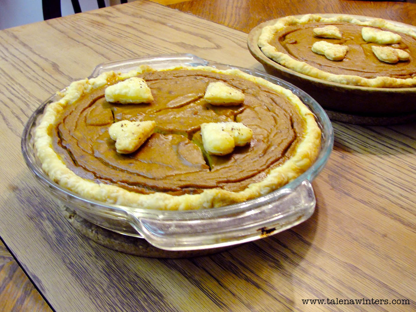 If you have extra pastry you can get a little fancy with it. :-)