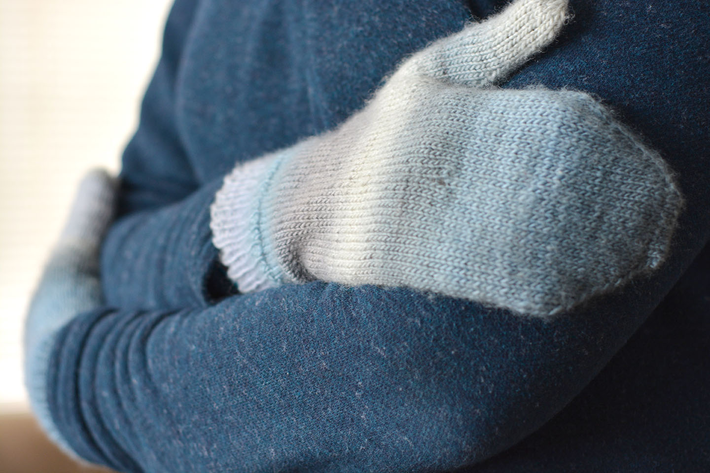 Just Plain Mittens in Fingering Weight, Junior/Ladies Size