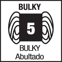 Standardized yarn weight label.