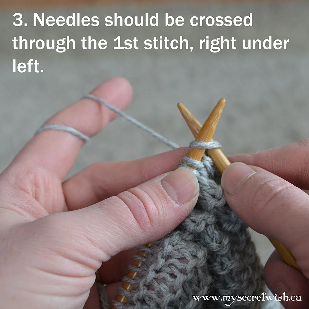 Knit Stitch Continental — Talena Winters