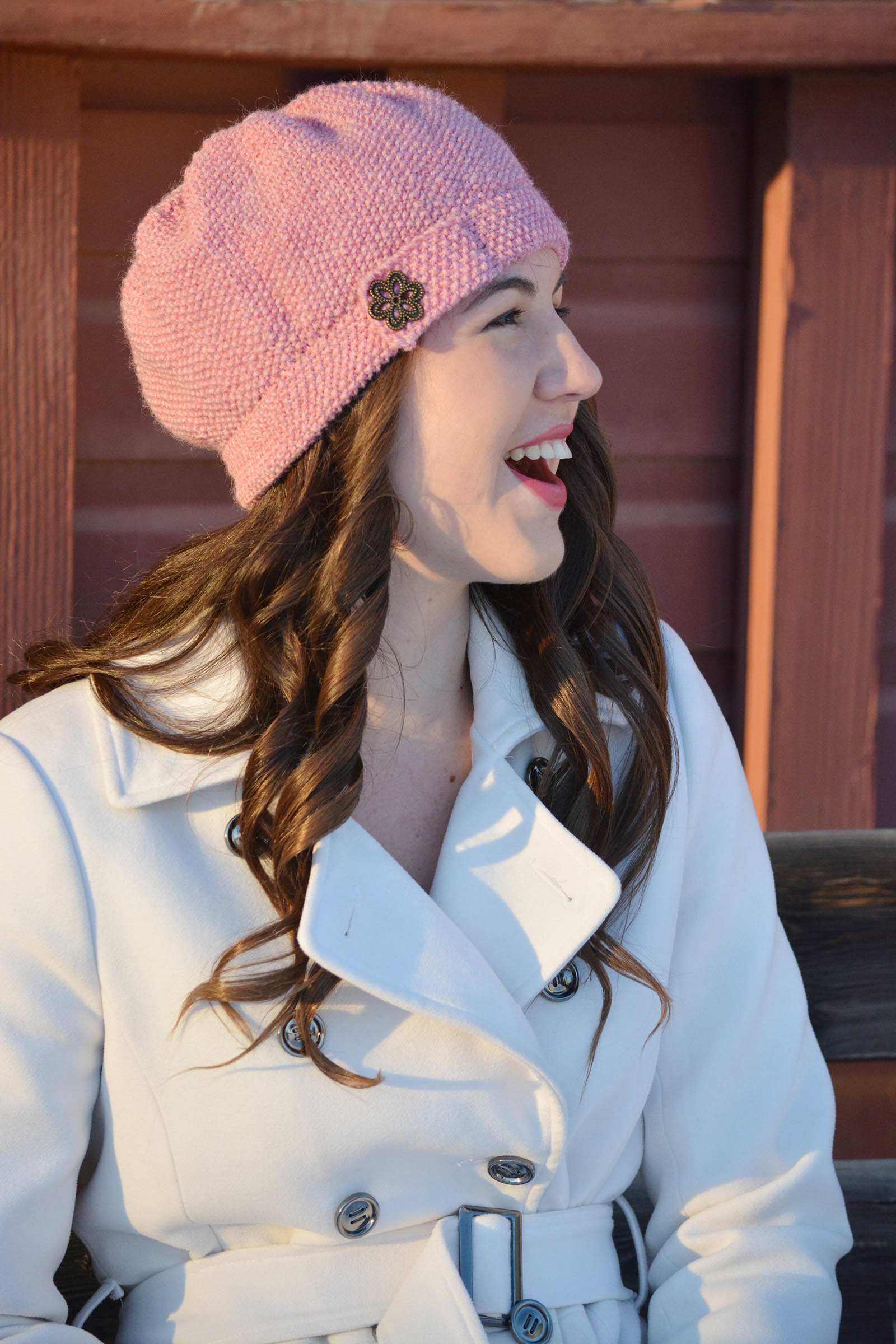 War Bride Beret knitting pattern, sized from children to adults.