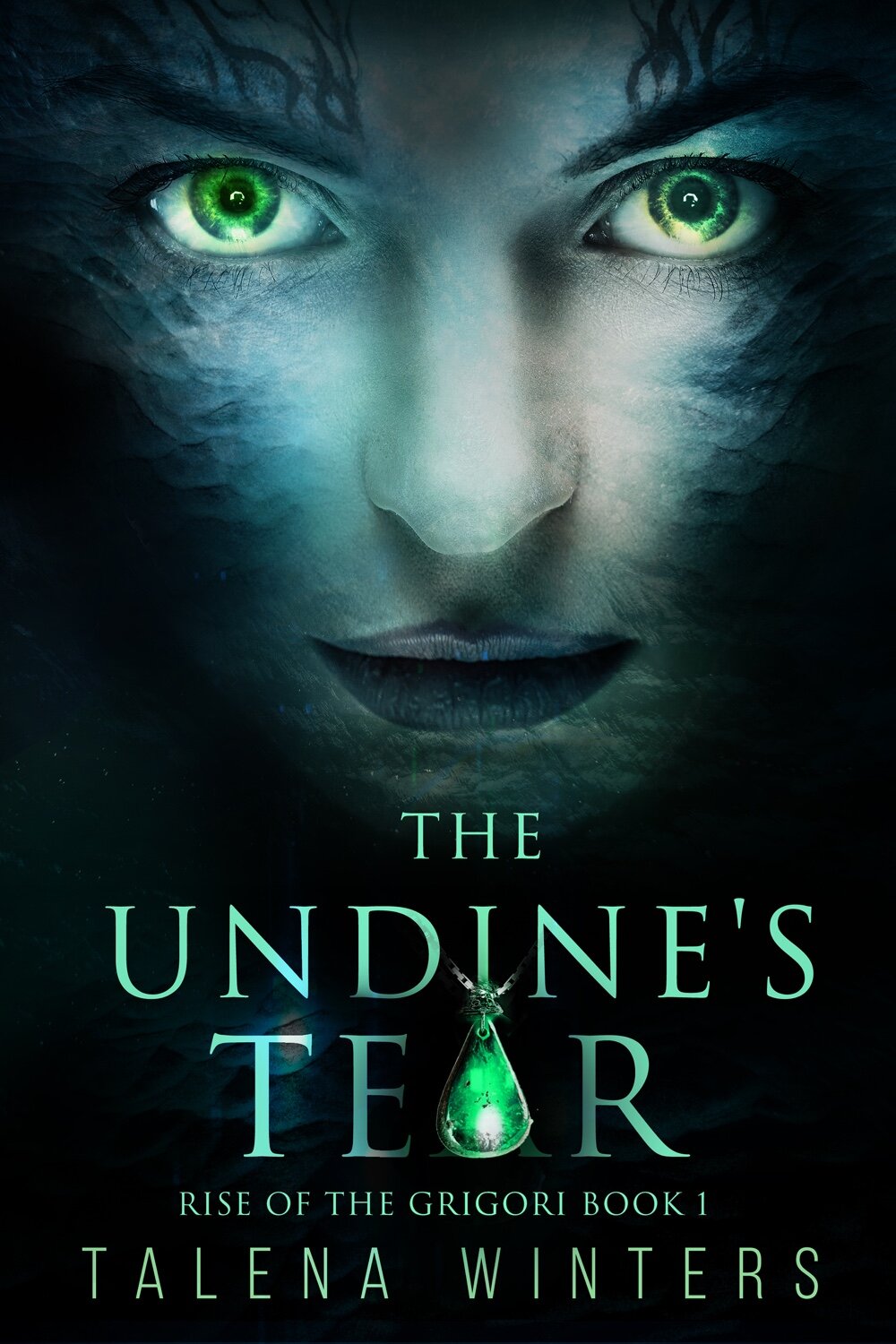 Original cover for The Undine's Tear with the Tear in the title