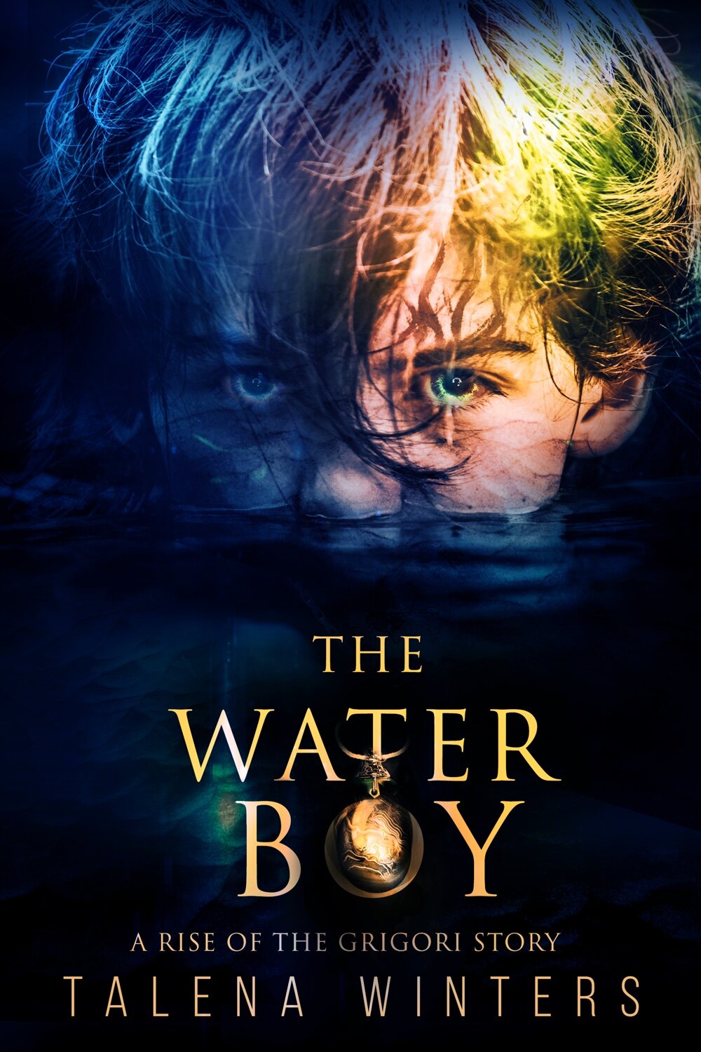 Original cover for The Waterboy with his "river rock" in the title