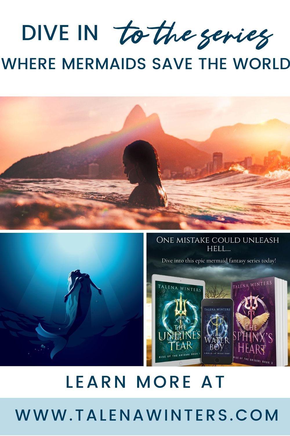 Dive in to the series where mermaids save the world
