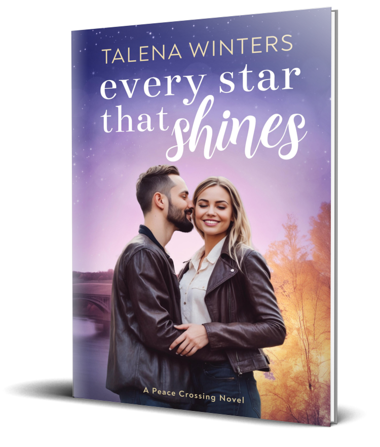 Sweet and clean small town romance Every Star that Shines by Talena Winters. Link goes to book page.