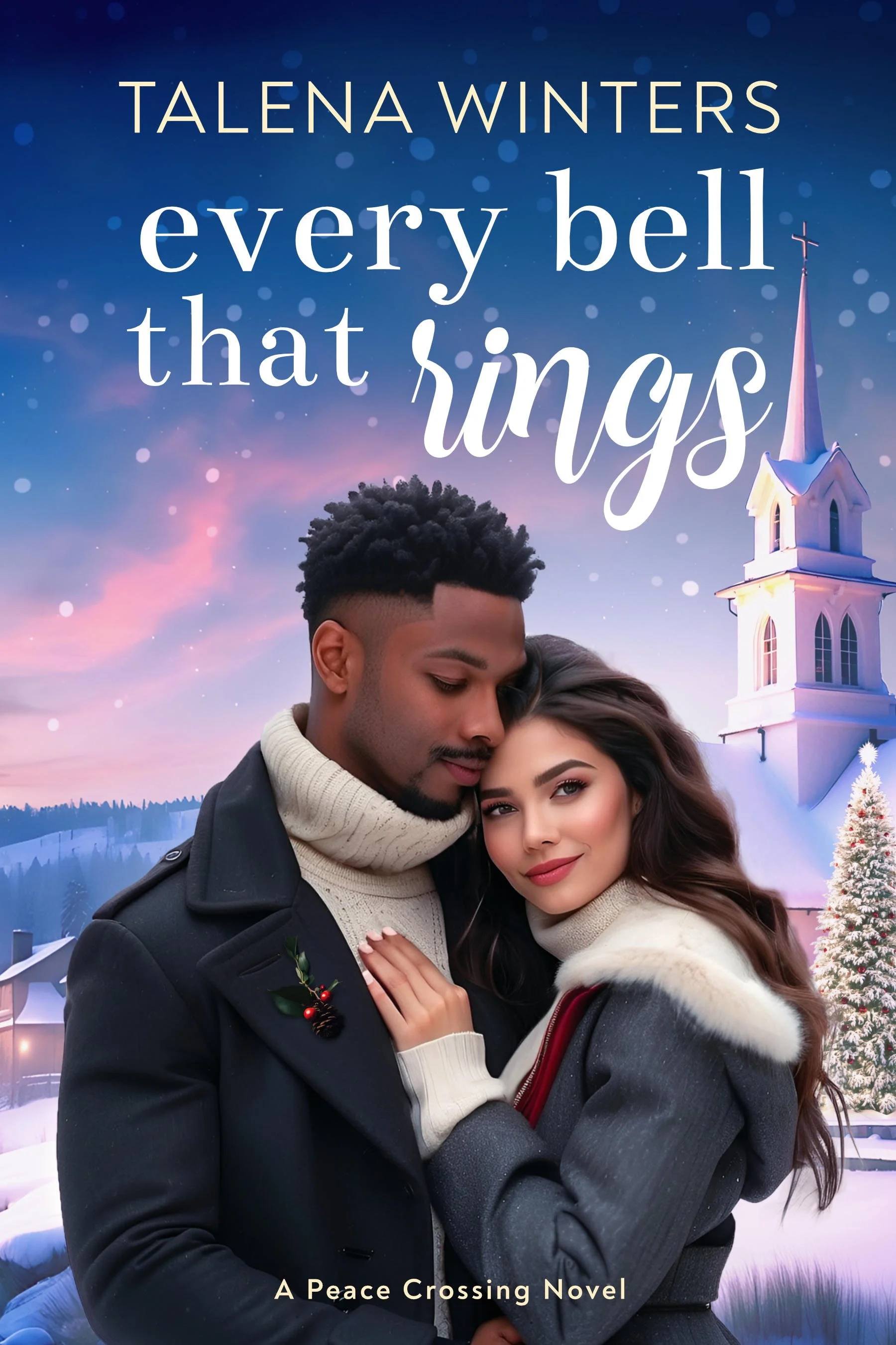 Sweet and clean romantic women's fiction Every Bell that Rings (Peace Crossing 2) by Talena Winters. Link goes to book page.