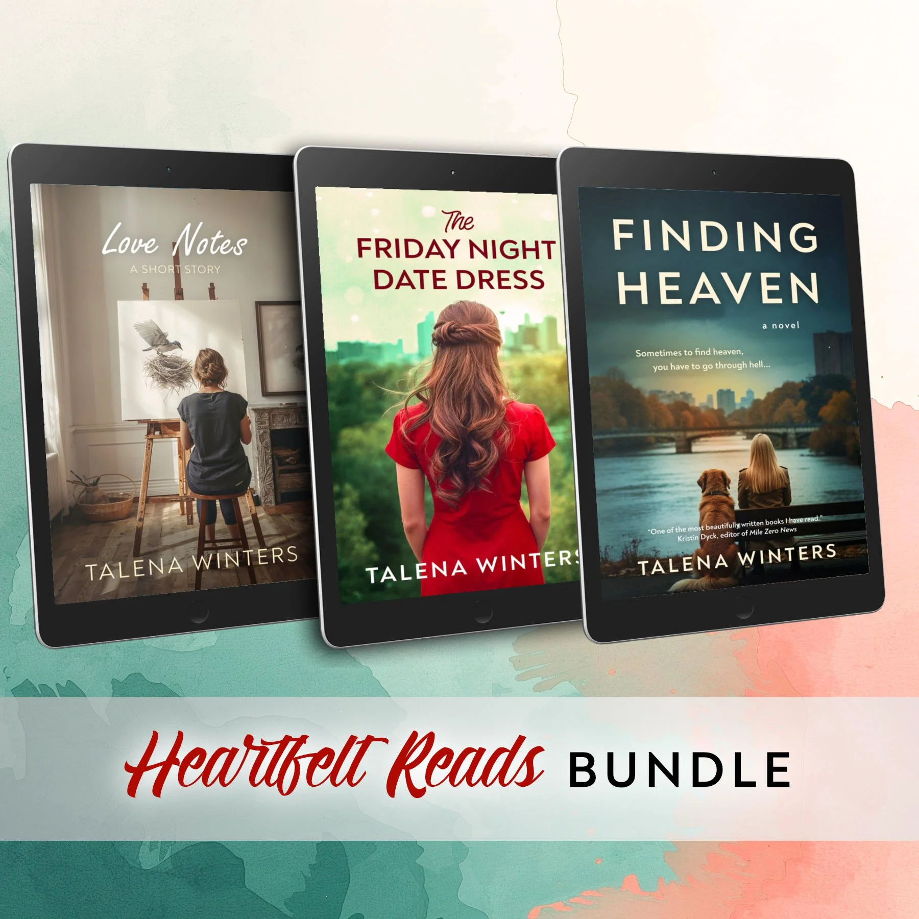 Heartfelt Reads Bundle - eBook, with Finding Heaven, The Friday Night Date Dress, and Love Notes: A Short Story.