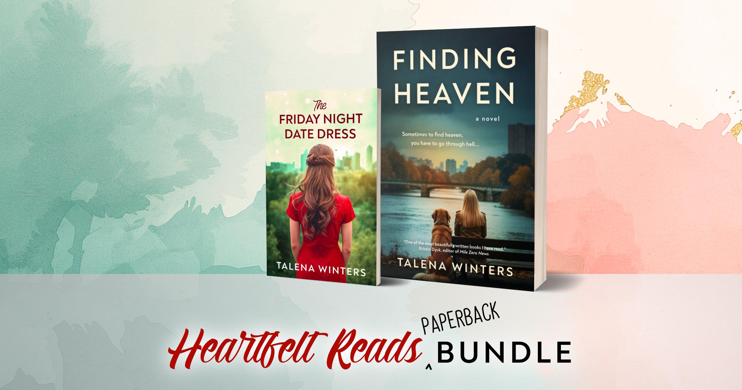 Heartfelt Reads Bundle - paperback, with Finding Heaven and The Friday Night Date Dress.