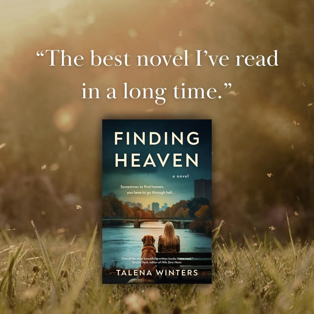 "The best novel I've read in a long time." Review of gritty romantic women's fiction Finding Heaven by Talena Winters.