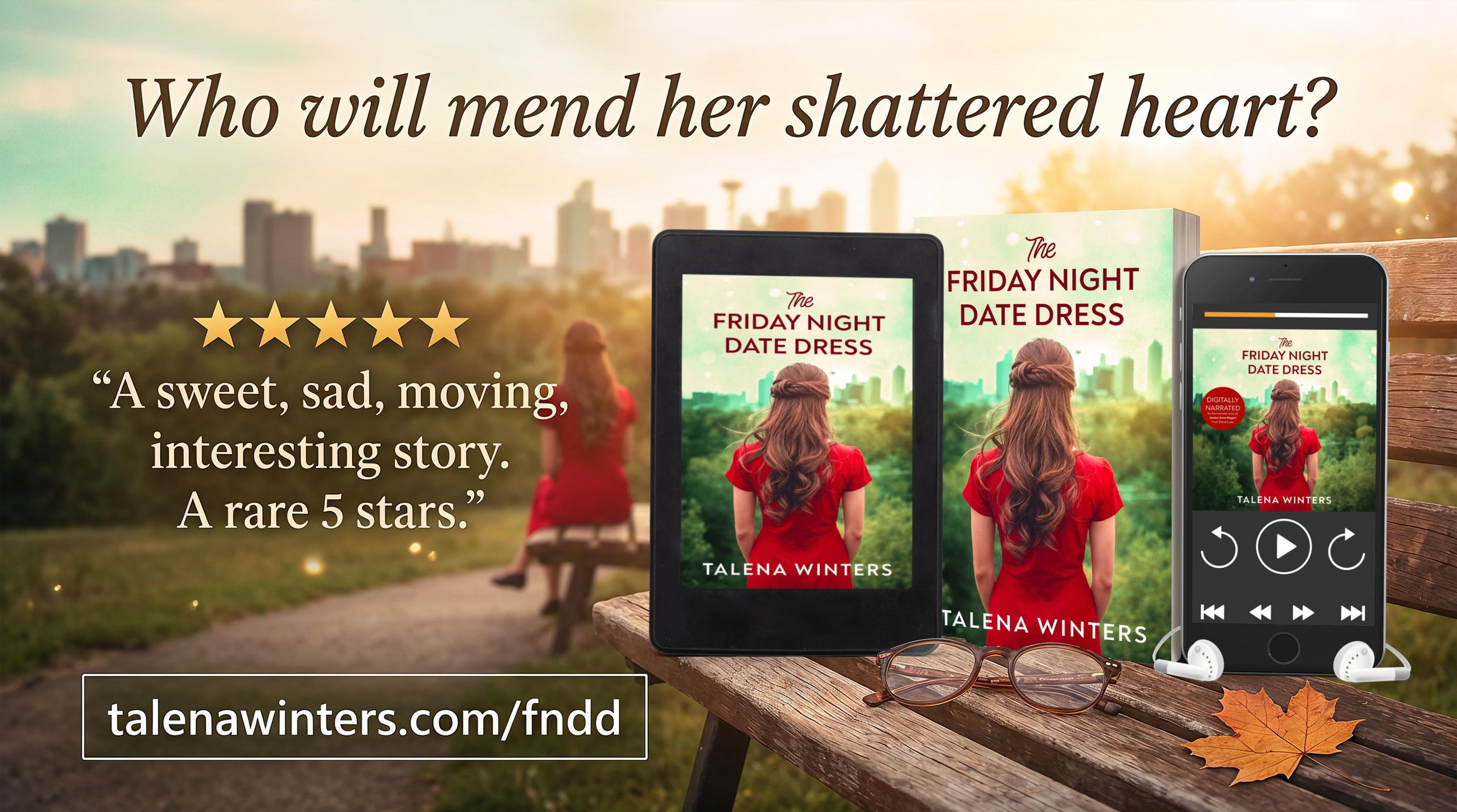 She sews runway masterpieces, but who will mend her shattered heart? “A sweet, sad, moving, interesting story. A rare 5 stars.”