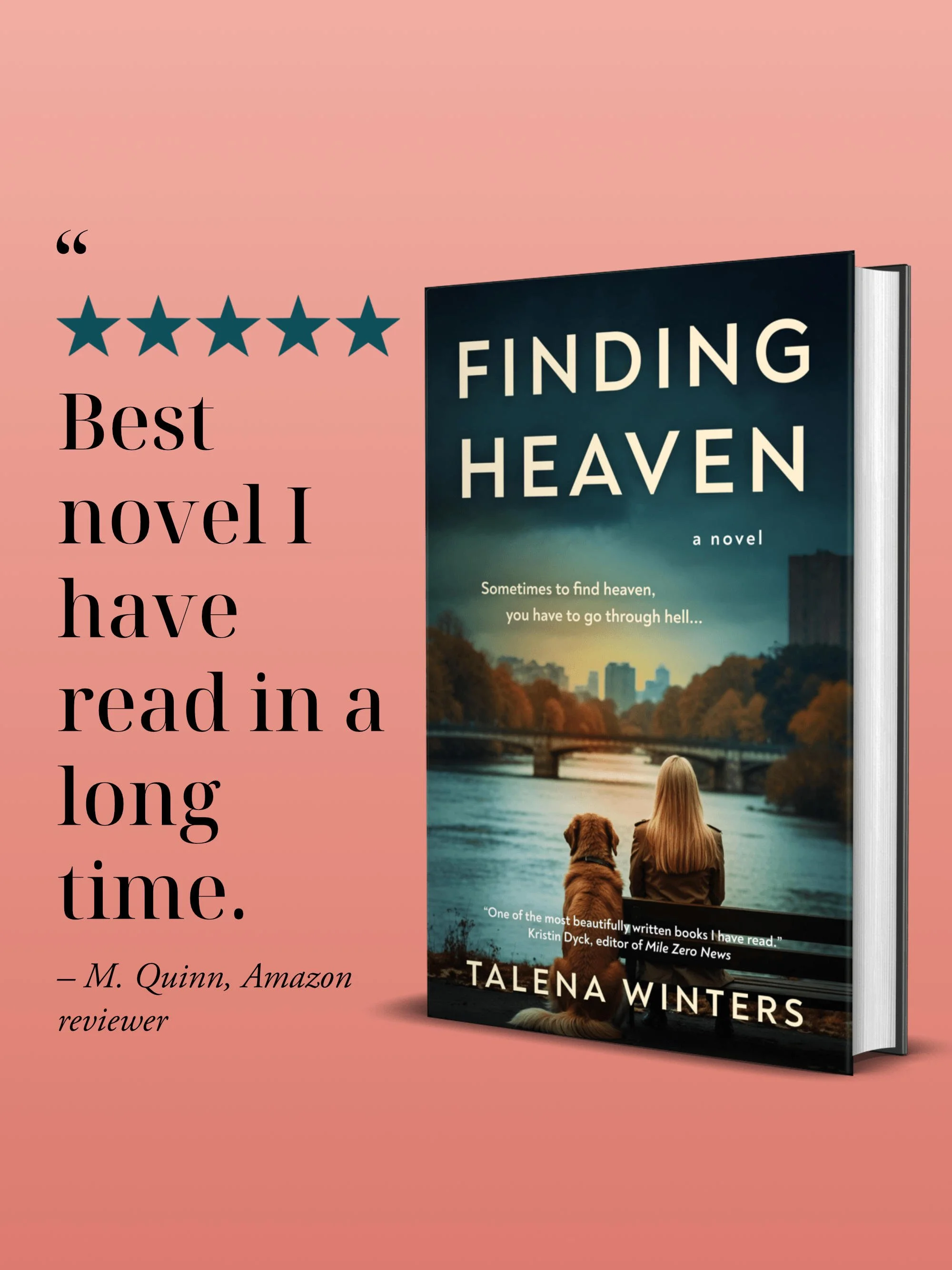 Screenshotted review for Finding Heaven