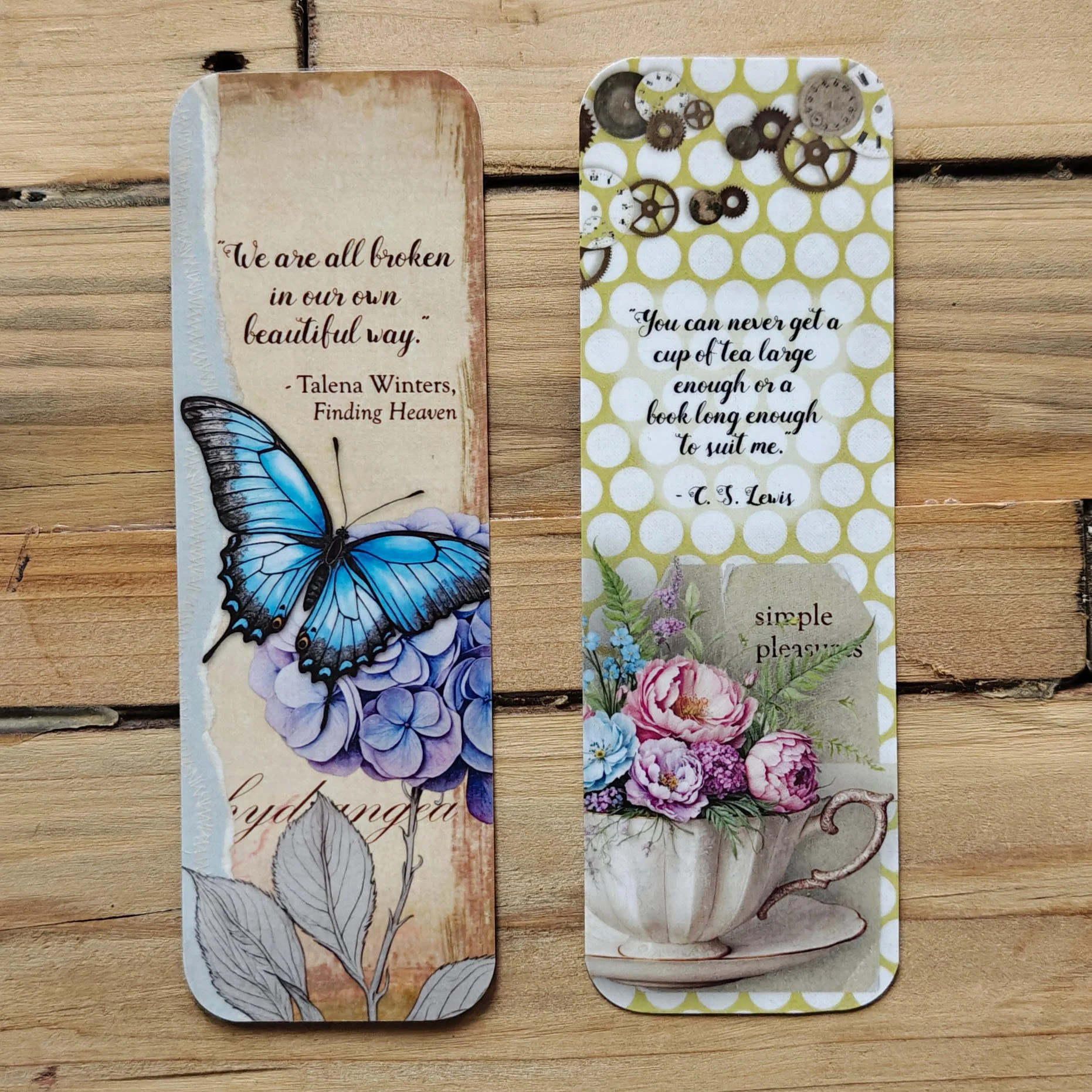 Romantic Shabby Chic Bookmarks