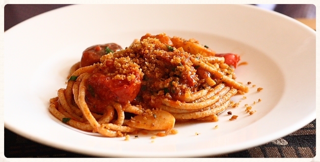 Bigoli with Sardines and Tomato