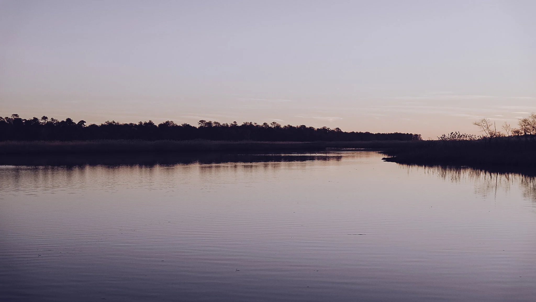 Sunset at Carmans River, Long Island