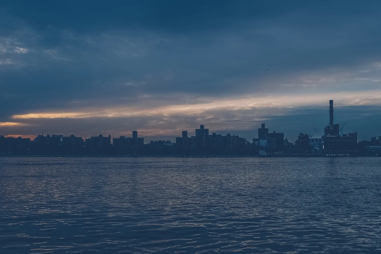Sunset, East River