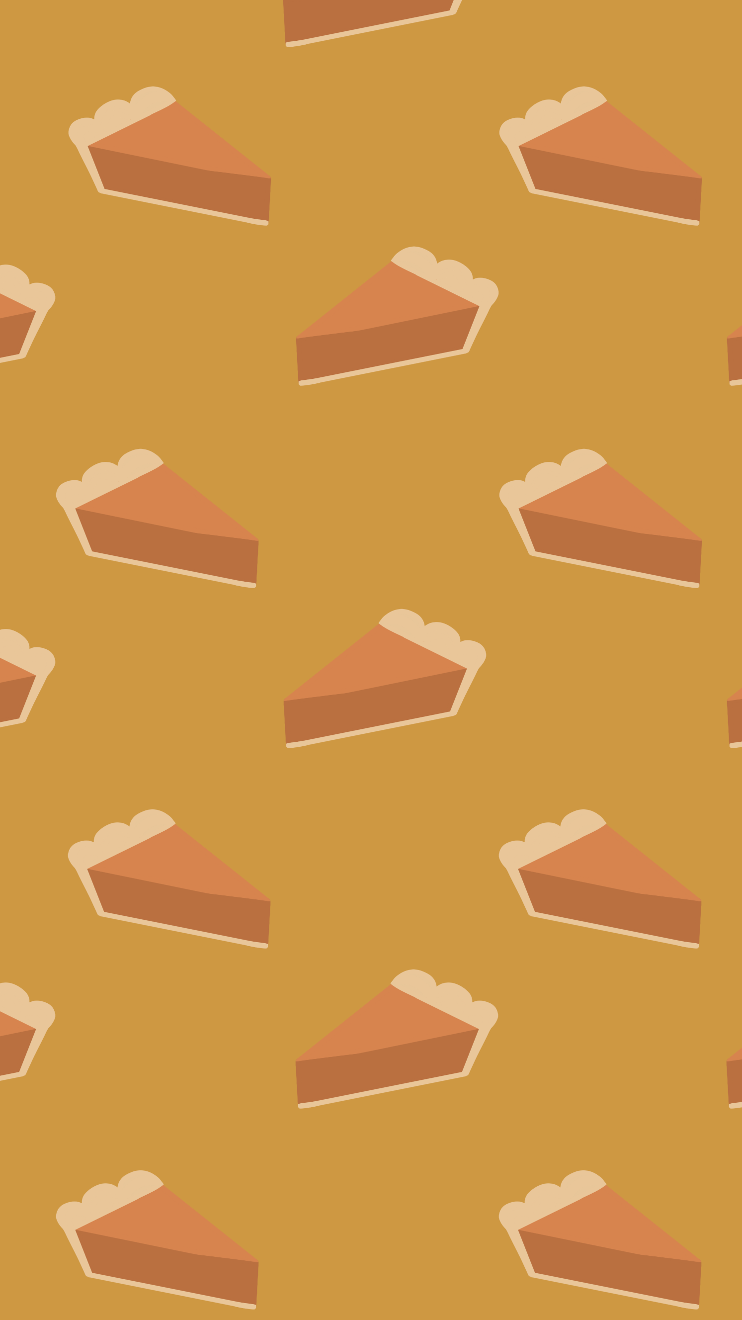  Pumpkin Pie Thanksgiving Pattern Phone Wallpaper 