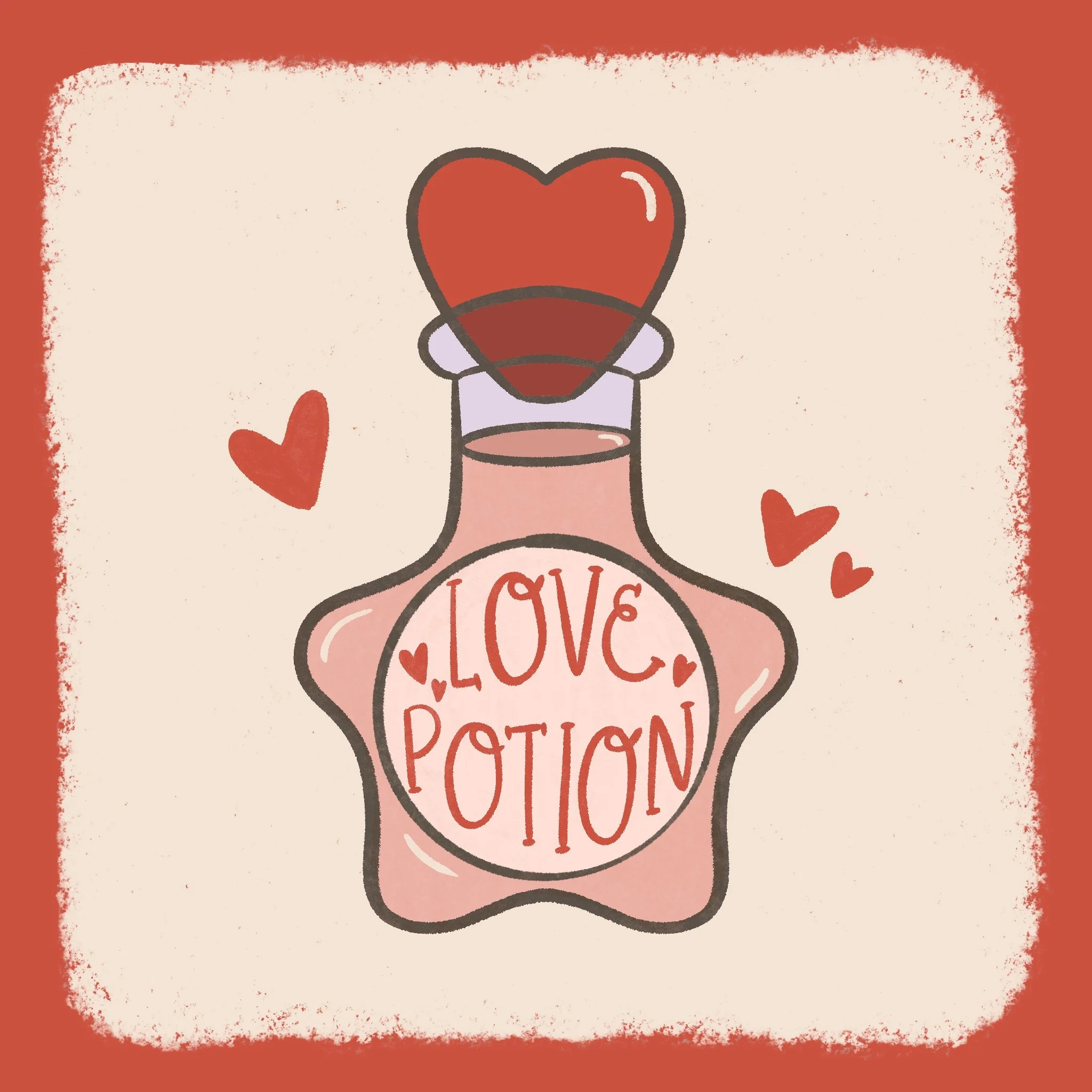  Love potion Valentines card 