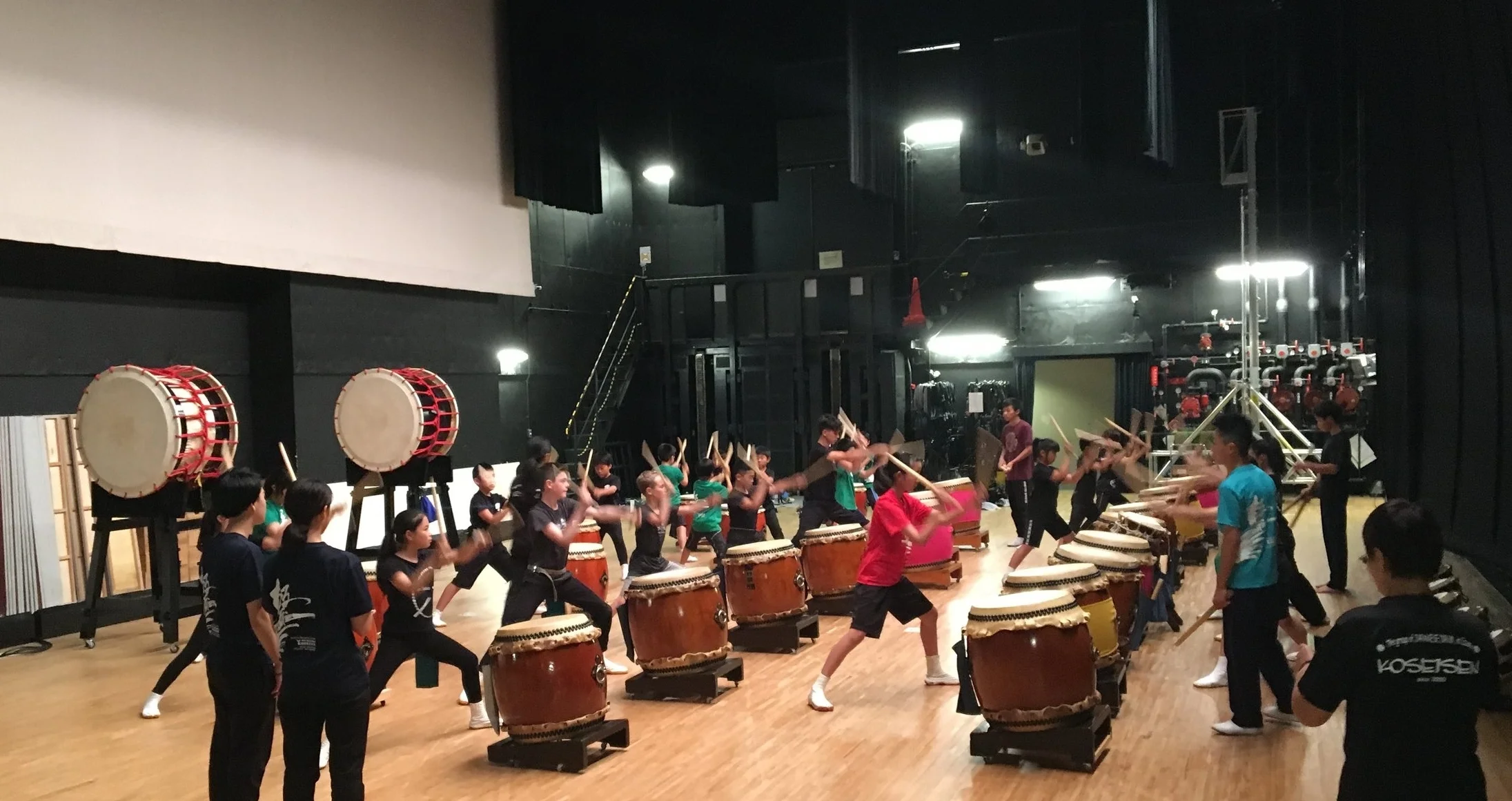 Taiko rehearsal with KOSEISEN in Osaka
