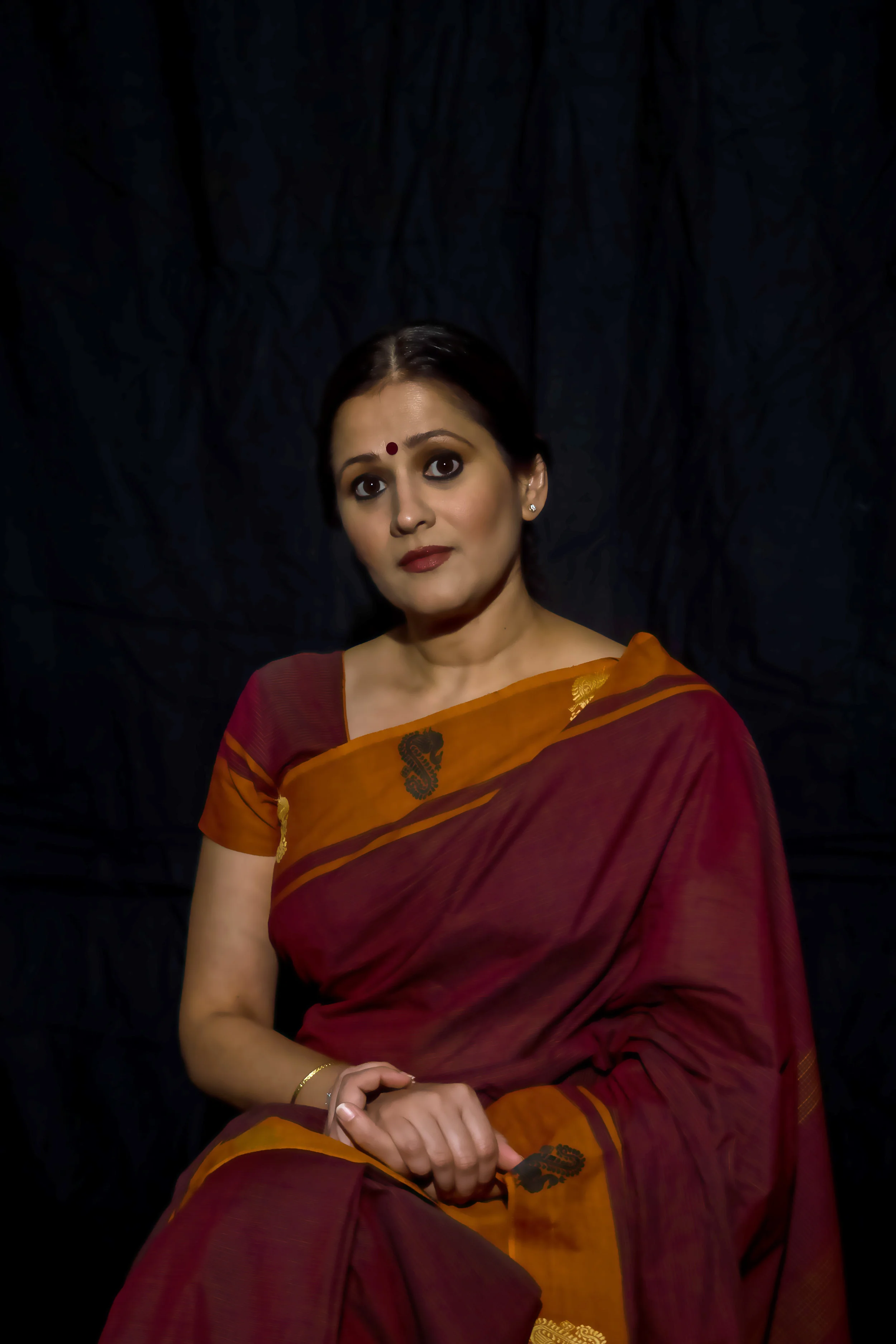 Sindu Singh plays Malini in FREE OUTGOING. PC: Swagato Basumallick