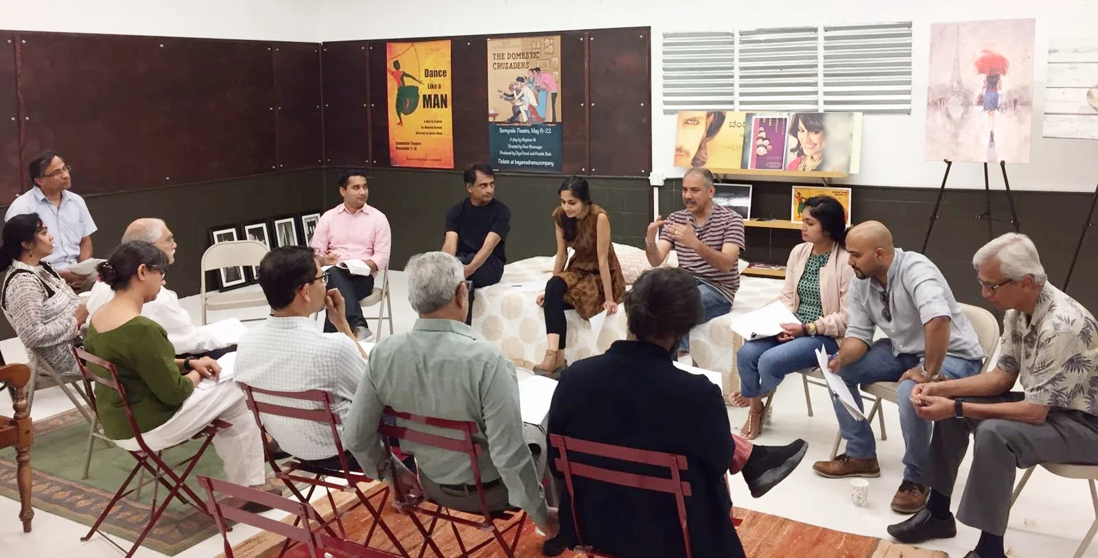 Play reading of NOT EQUAL TO in progress