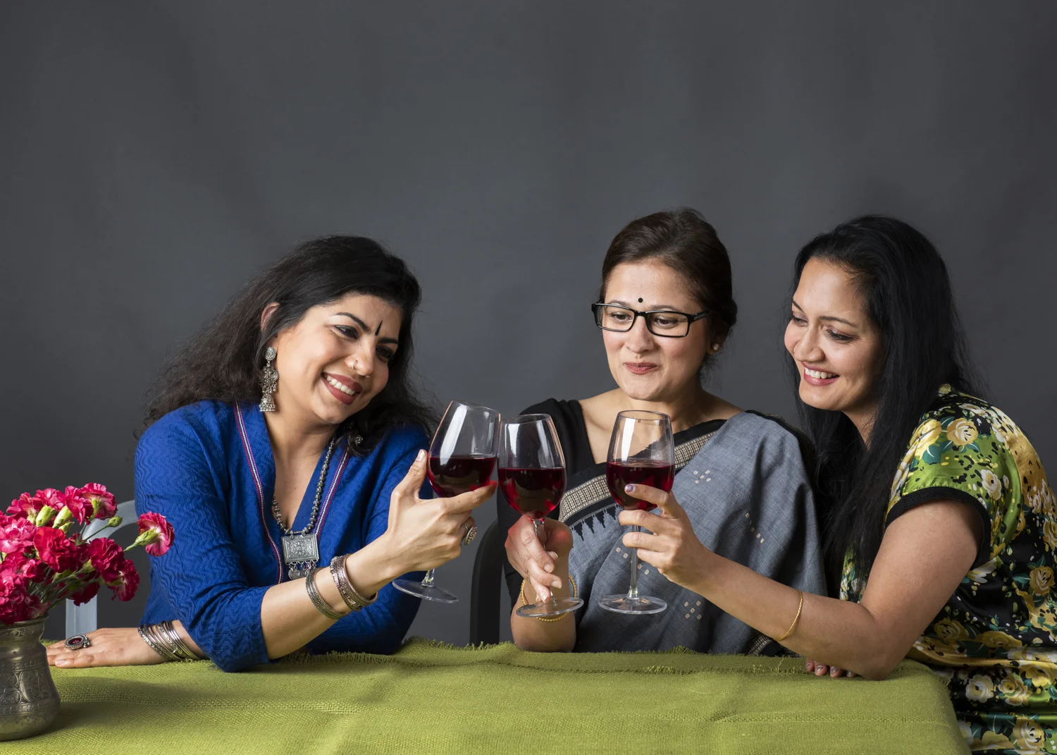"Girl Friends" – Sejal Desai, Sindu Singh and Anju Prakash - the women of SONATA. PC: Ashima Yadava