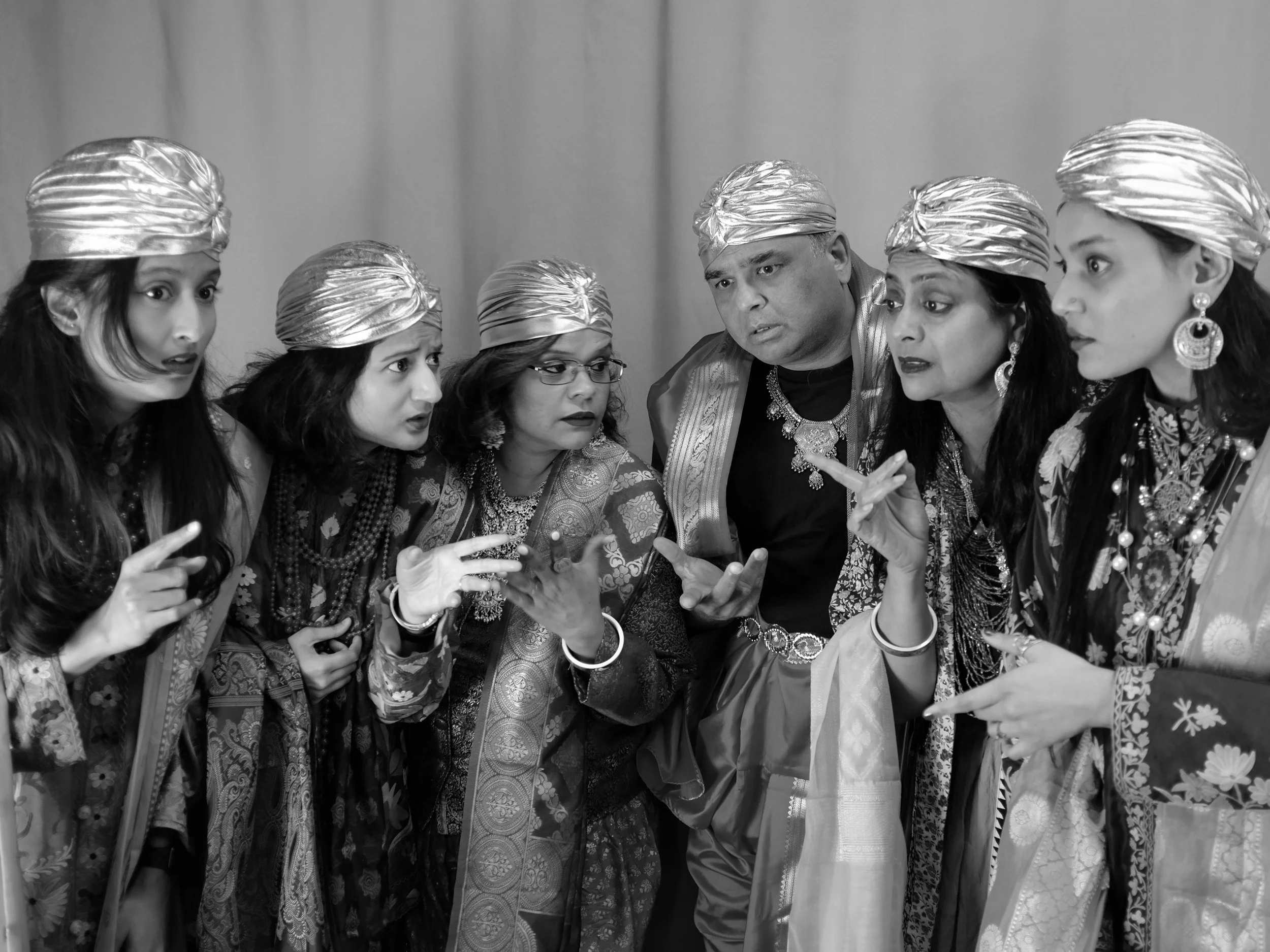 Cast Photo Shoot for TAJ MAHAL KA TENDER — Bay Area Drama Company