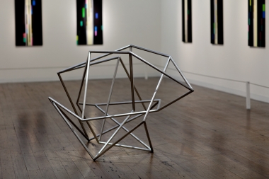 Robert Owen, Fallen Light A , 2012, stainless steel, 105 x 115 x 170 cm