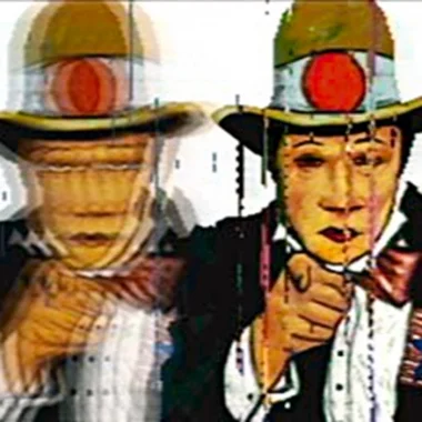 Peter Callas, Japanese Uncle Sam, (Neo Geo Squareize Series) , 100 x 100cm, chromogenic print edition of 10, 2003.