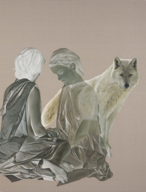 John Young, Repose (Autumn 2012), oil on linen, 190x144cm.