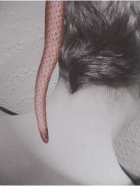 Pat Brassington, Neck 1999 , from the series Default Blue , pigment print on paper, edition of 3, 72 x 54 cm.