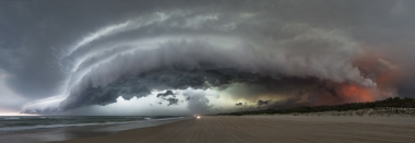 Murray Fredericks, N Stradbroke Island , 2014, Digital pigment print, 100 x 284cm