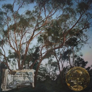 Lyndell Brown and Charles Green, Song of Sorrow , 2015, oil on linen, 151 x 151 cm. 