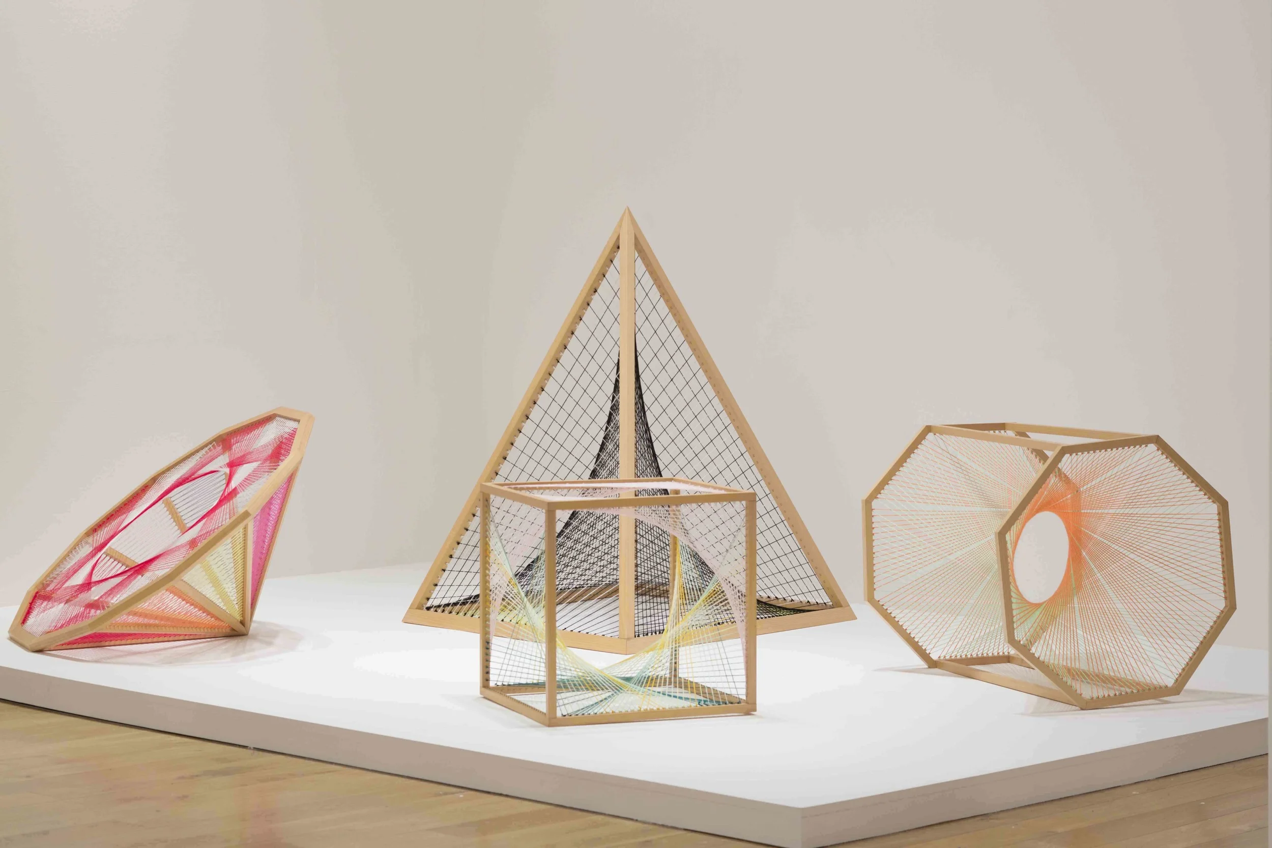 Liberty and Anarchy (installation view), 2010, Wool, wood, steel