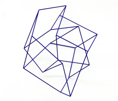 Robert Owen, Symmetria #37 , 2015, painted stainless steel. 62.5 x 72.5 x 65.5 cm.