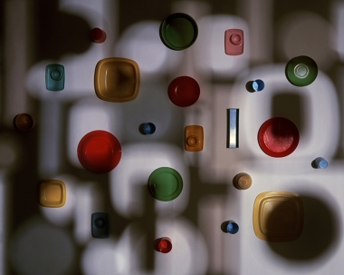 Jacky Redgate, Light Throw (Mirrors) #4 , 2010-11, C-Type photograph (hand-printed from original negative) facemount to UV perspex, 126 x 158cm.