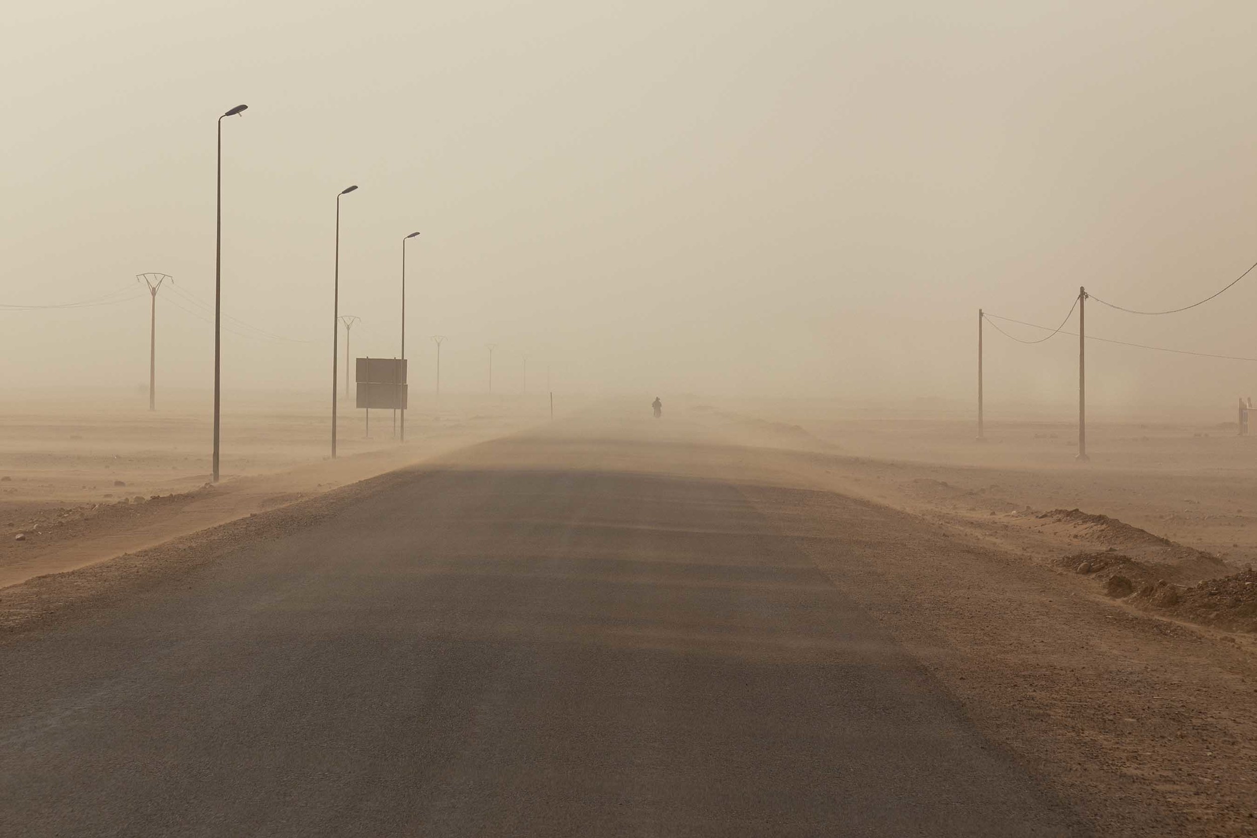   ANNE ZAHALKA     Untitled (road to Zagora)  2015 Pigment ink on rag paper 100 x 150 cm  