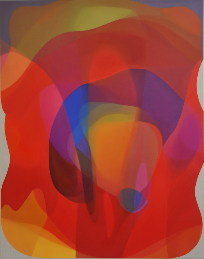   JOHN YOUNG   Veiled Spectrum III   2014   Oil on linen   190 x 150 cm  