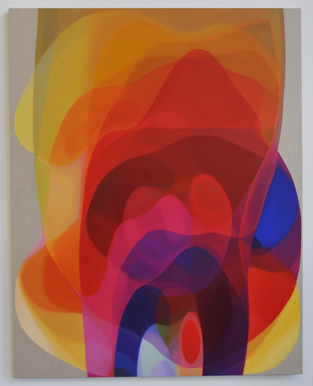   JOHN YOUNG   Veiled Spectrum IV   2014   Oil on linen   190 x 150 cm  