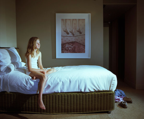   ANNE ZAHALKA   Room 4513 (with artwork by Pat Brassington), Hotel Suite  2008 Type C prints 75 x 92.5 cm 
