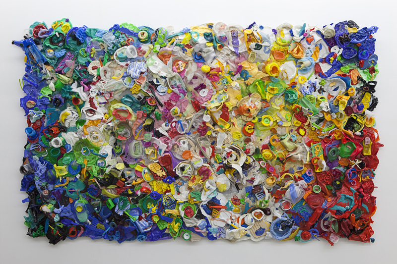   DANI MARTI   its all about peter  2010 melted plastic 330 x 200 x 16 cm 