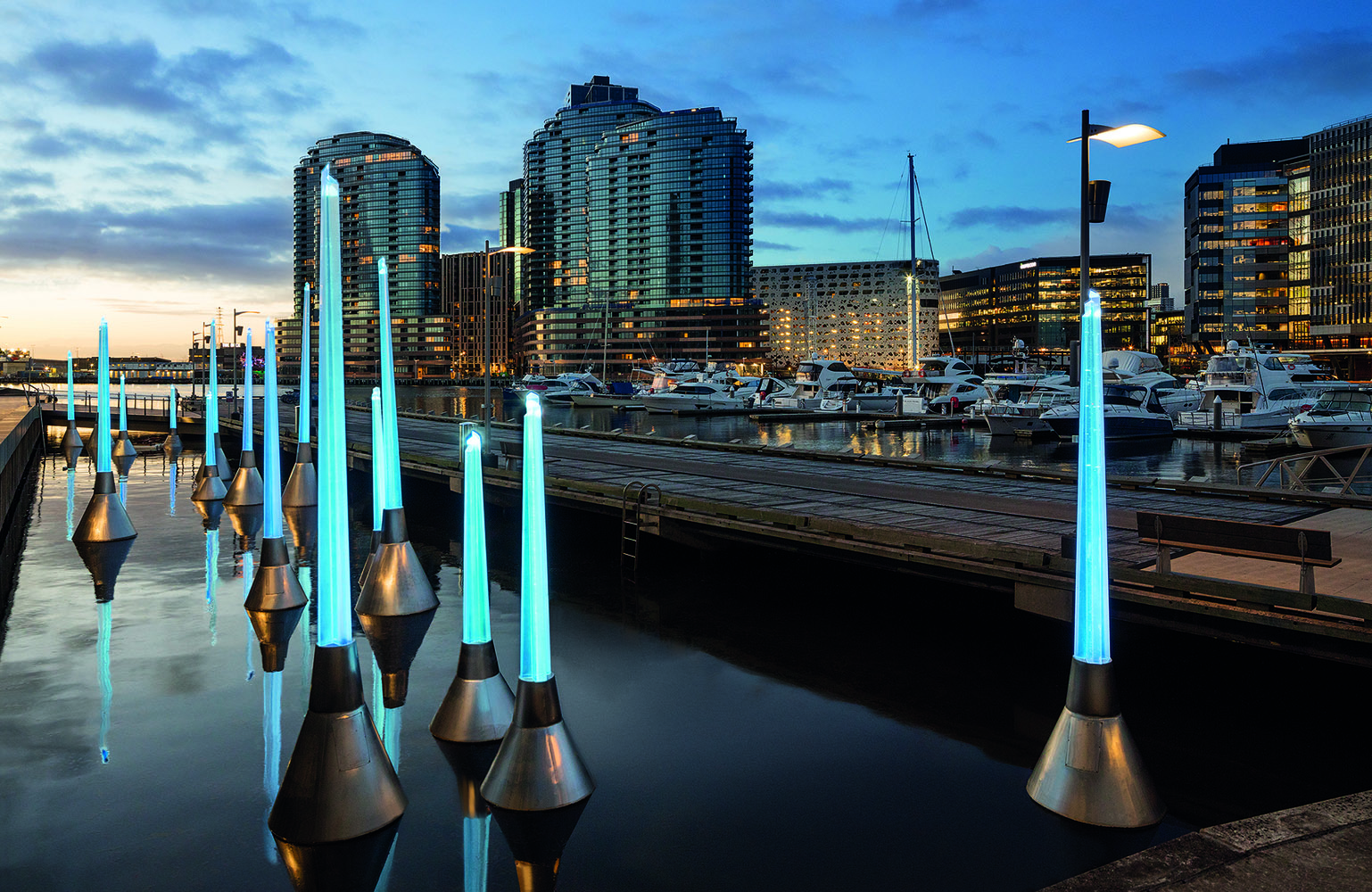   TRACY SARROFF   Light Buoys  2017 Install view Photo by:&nbsp;John Gollings 