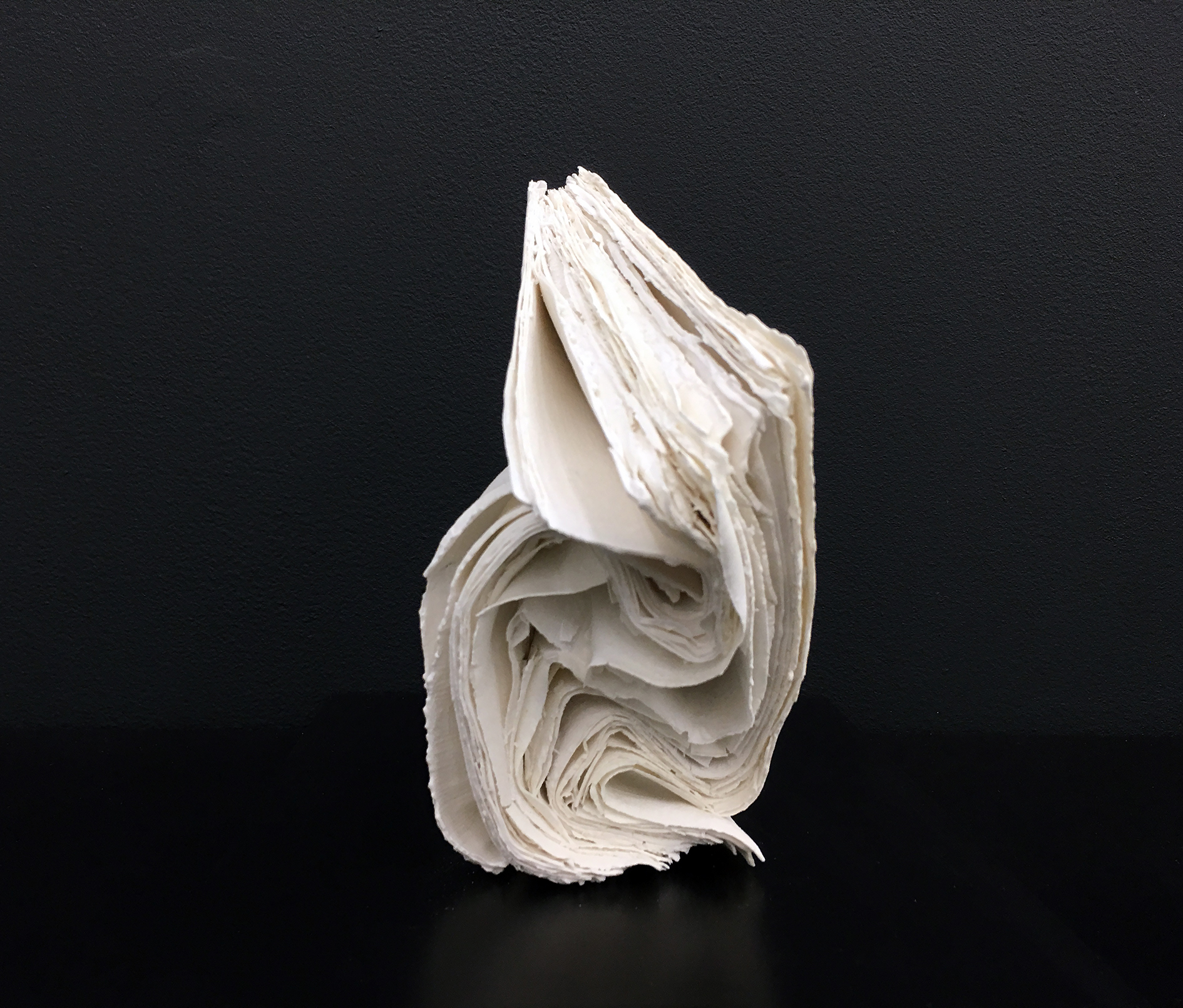   CYRUS TANG   Untitled 4  2016 Porcelain and paper 9 x 12 x 16 cm 