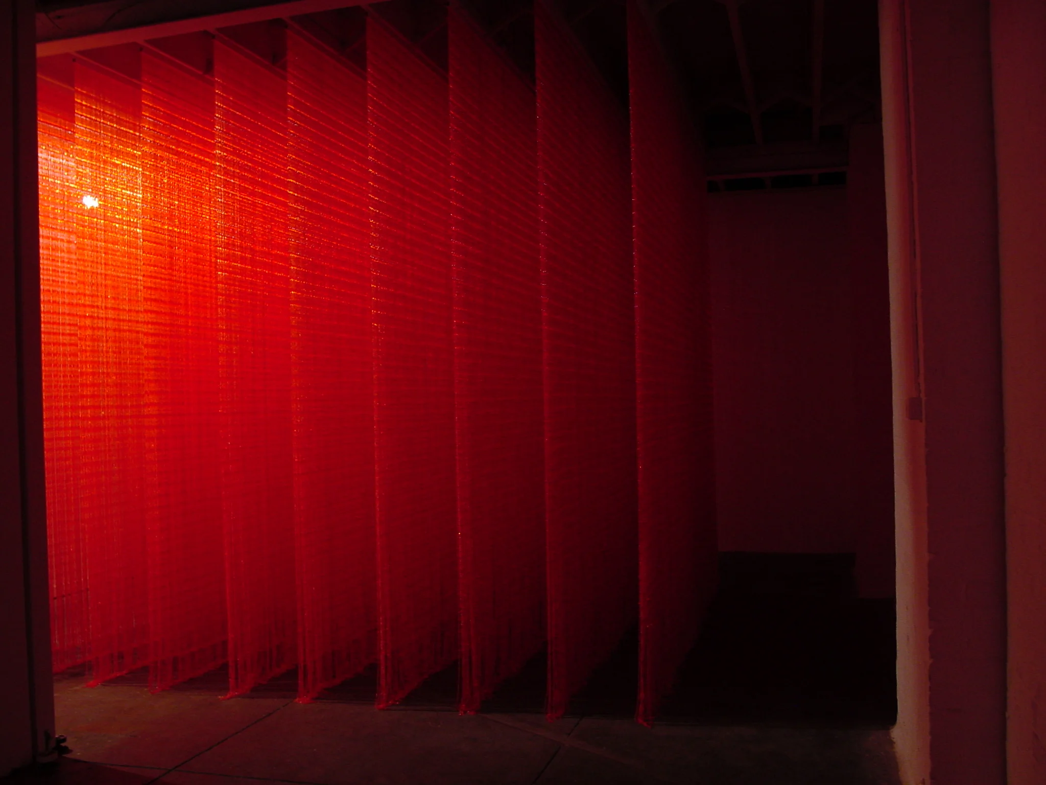 Image Caption: Dani Marti, 'Looking for Felix', 2000, plastic beads, curtains, 300 x 300 x 300cm.