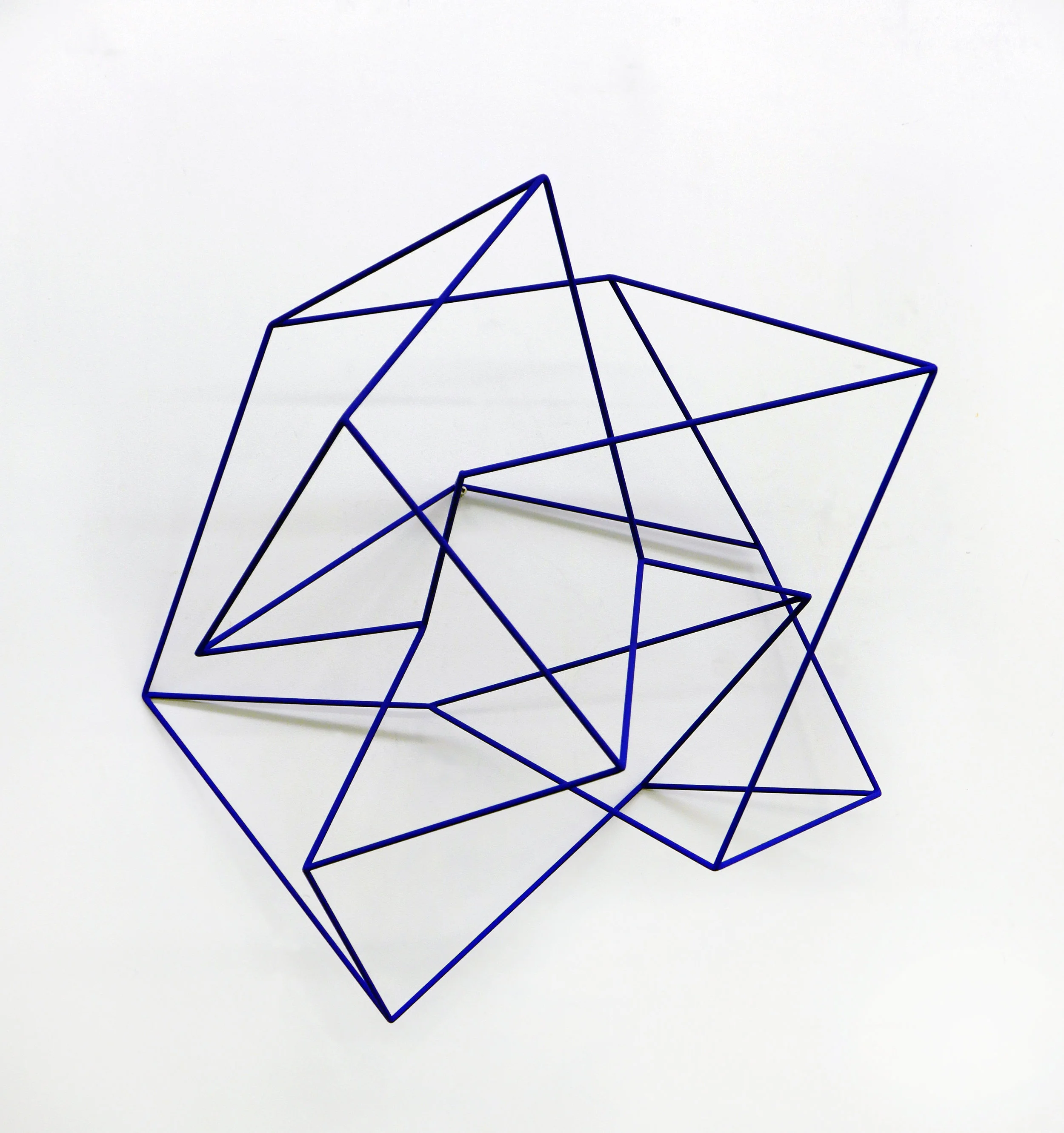 Model for Silence , 2012, painted stainless steel, 90 x 68 x 57 cm