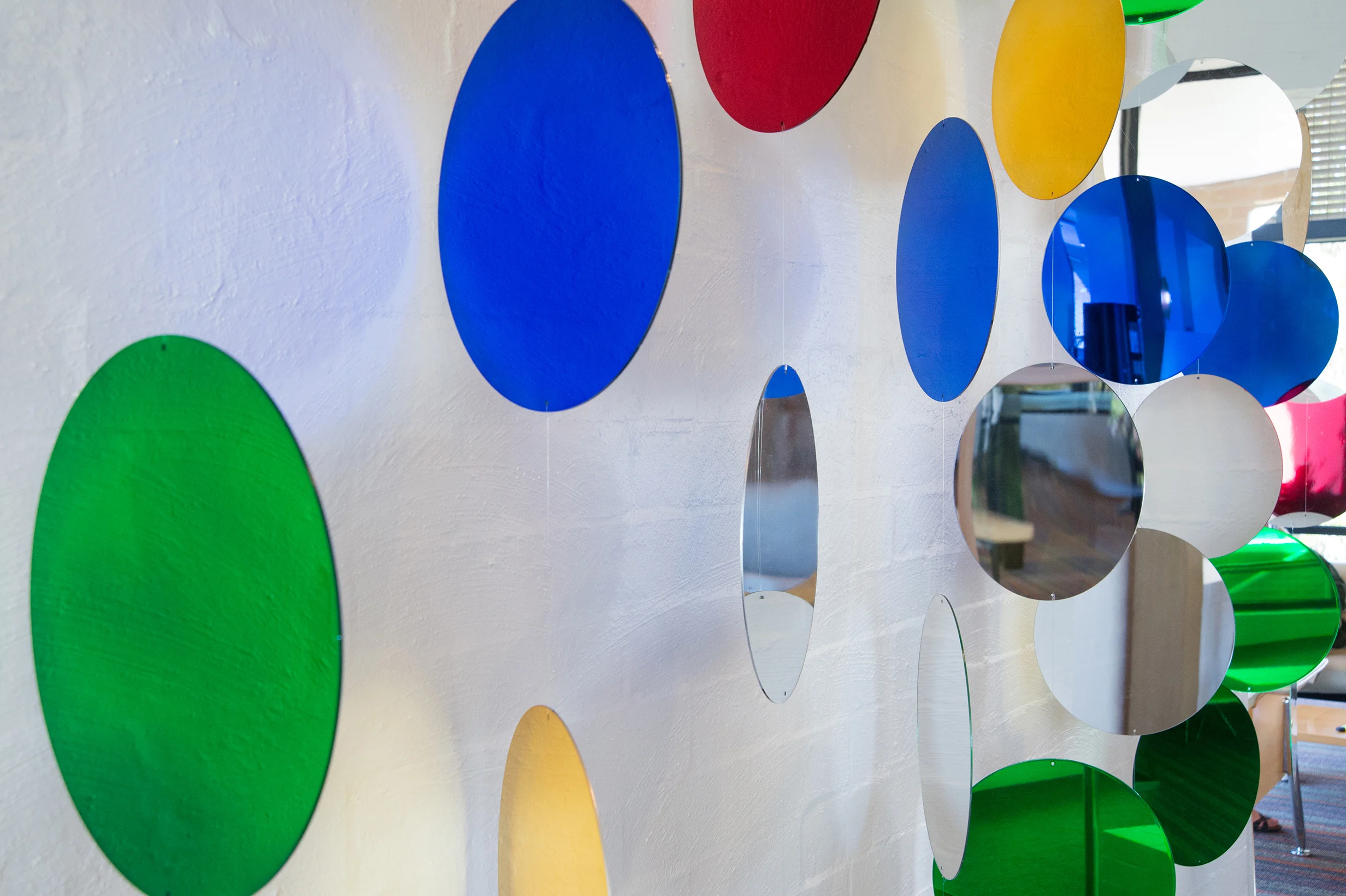 Nike Savvas, Halo , 2016, perspex, mirror, 210 x 310cm